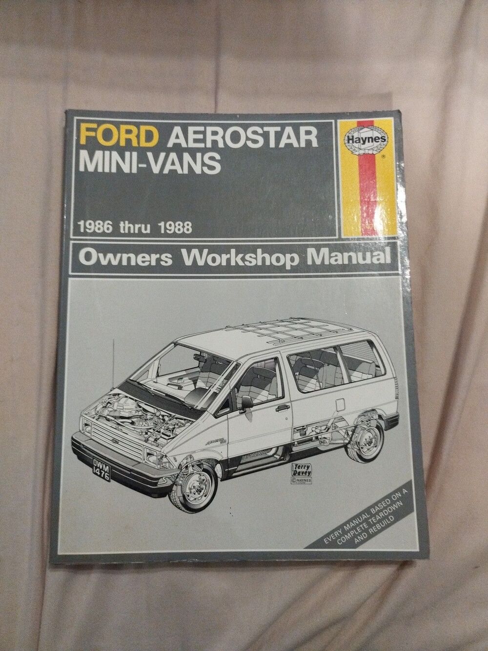 Haynes Repair Manual #36004 Ford Aerostar Mini-Vans 1986-1988